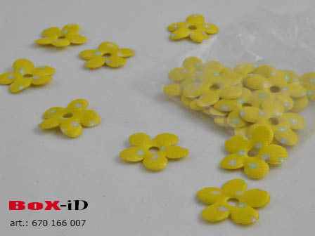 Debbie Flower :  jaune 32 mm (20ex)